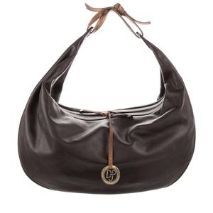 DONALD J. PLINER Leather Bag. ITALY.